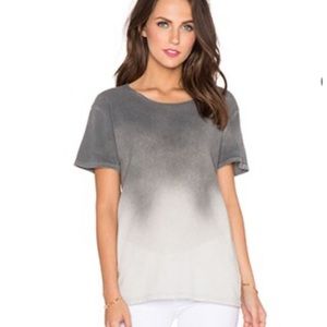Rag & Bone tomboy ombré short sleeve vneck tee shirt XS